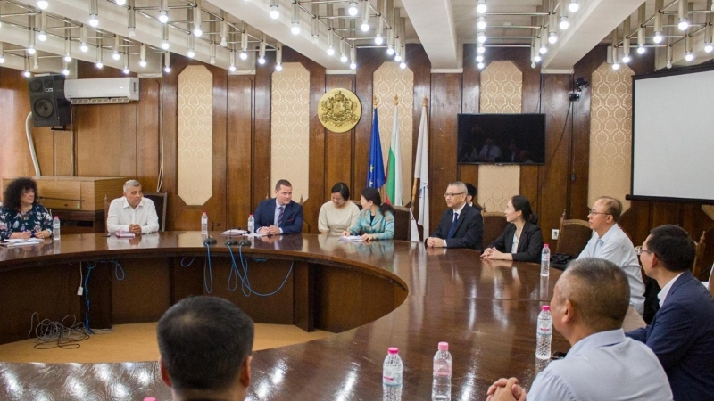 A delegation from the Chinese city of Yichun visited Ruse
